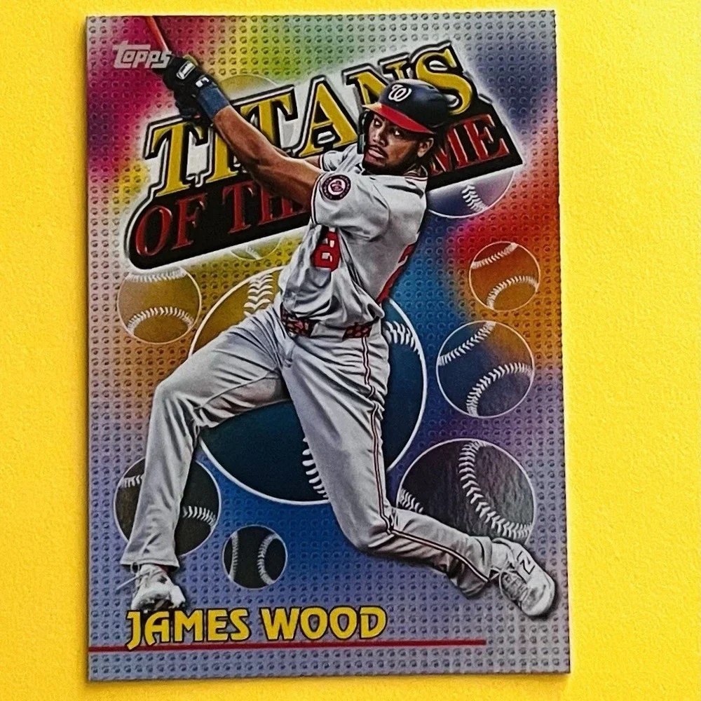 2026 Topps‎ Titans of the Game James Wood TOG-15 Washington Nationals Insert